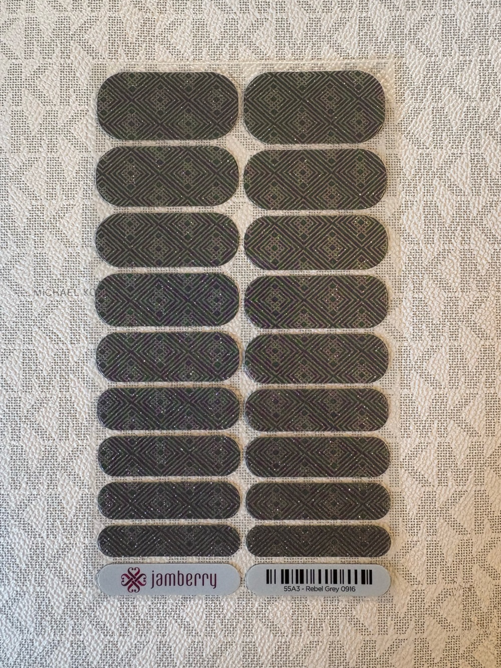 Jamberry Nail Wrap - Rebel Grey